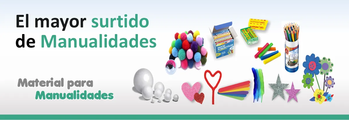 Surtido de material de manualidades para adultos y niños